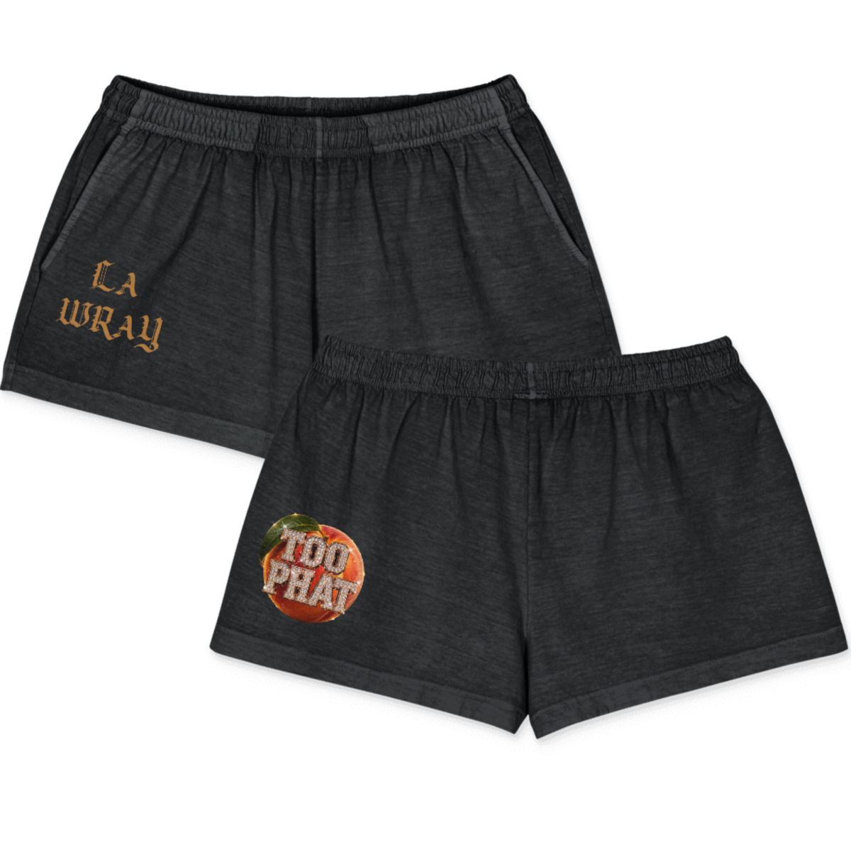TOO PHAT  garment-dyed shorts