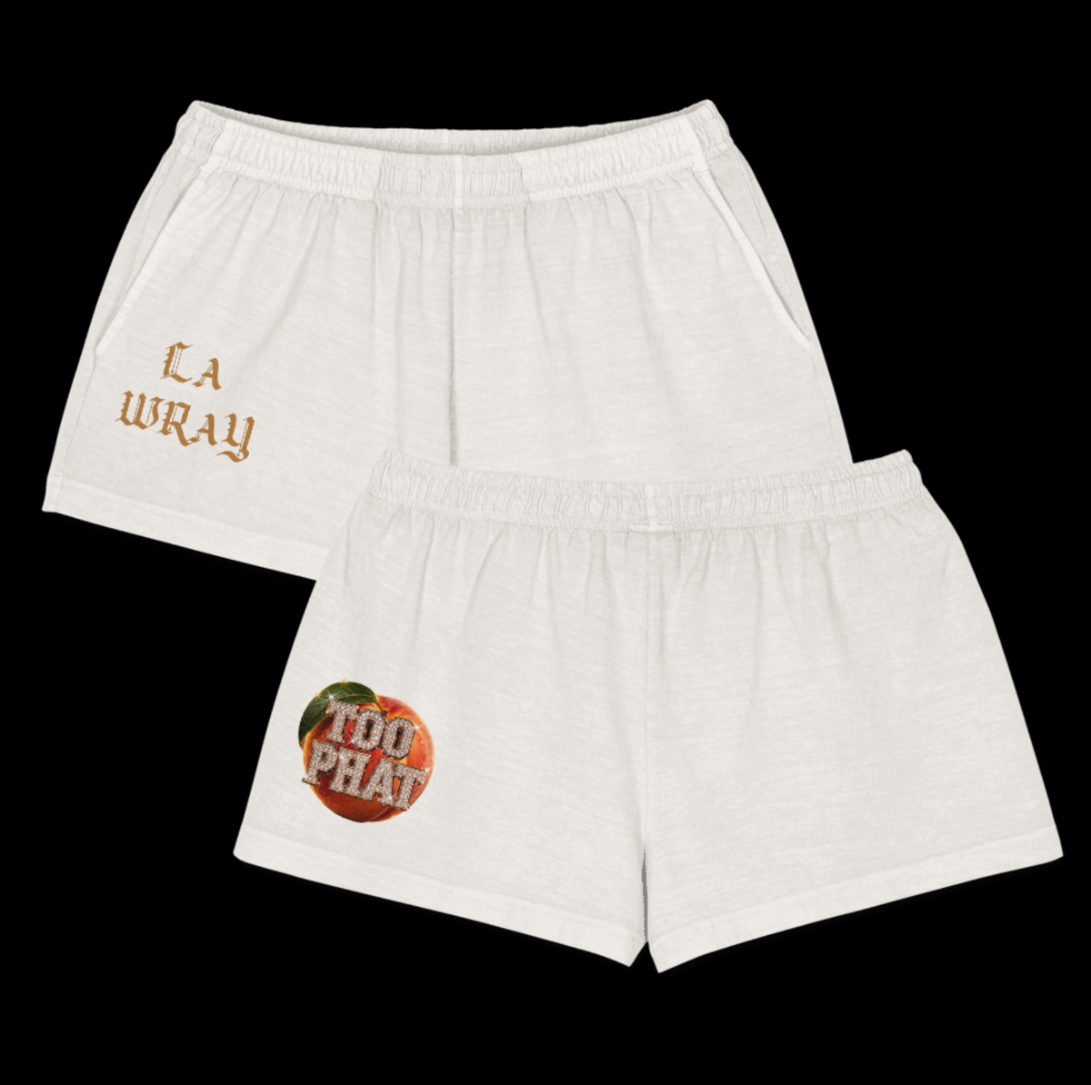 TOO PHAT  garment-dyed shorts
